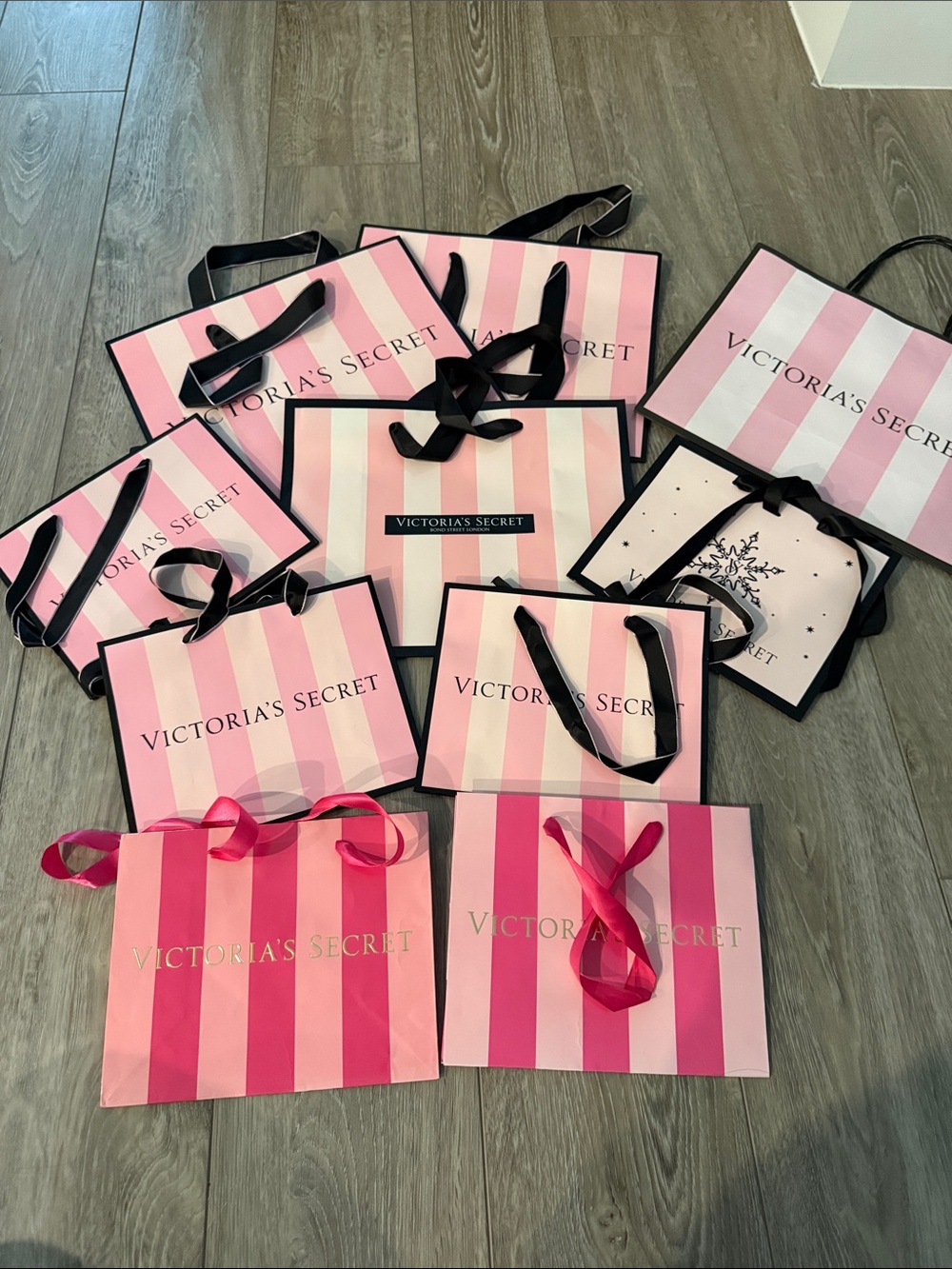 Bundle of 10 Victorias Secret Bags